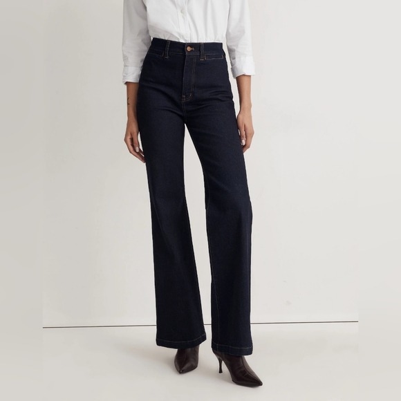 New Madewell 11 High-Rise Flare Jeans in Insley Wash Size 26