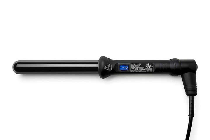NuMe Classic Ceramic Curling Wand - Tourmaline 25mm Barrel Hair Curler, Negative