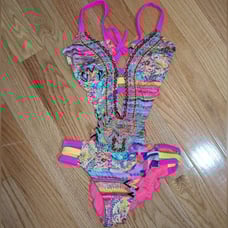 BARÙ BEADED MIXED MEDIA TRIKINI