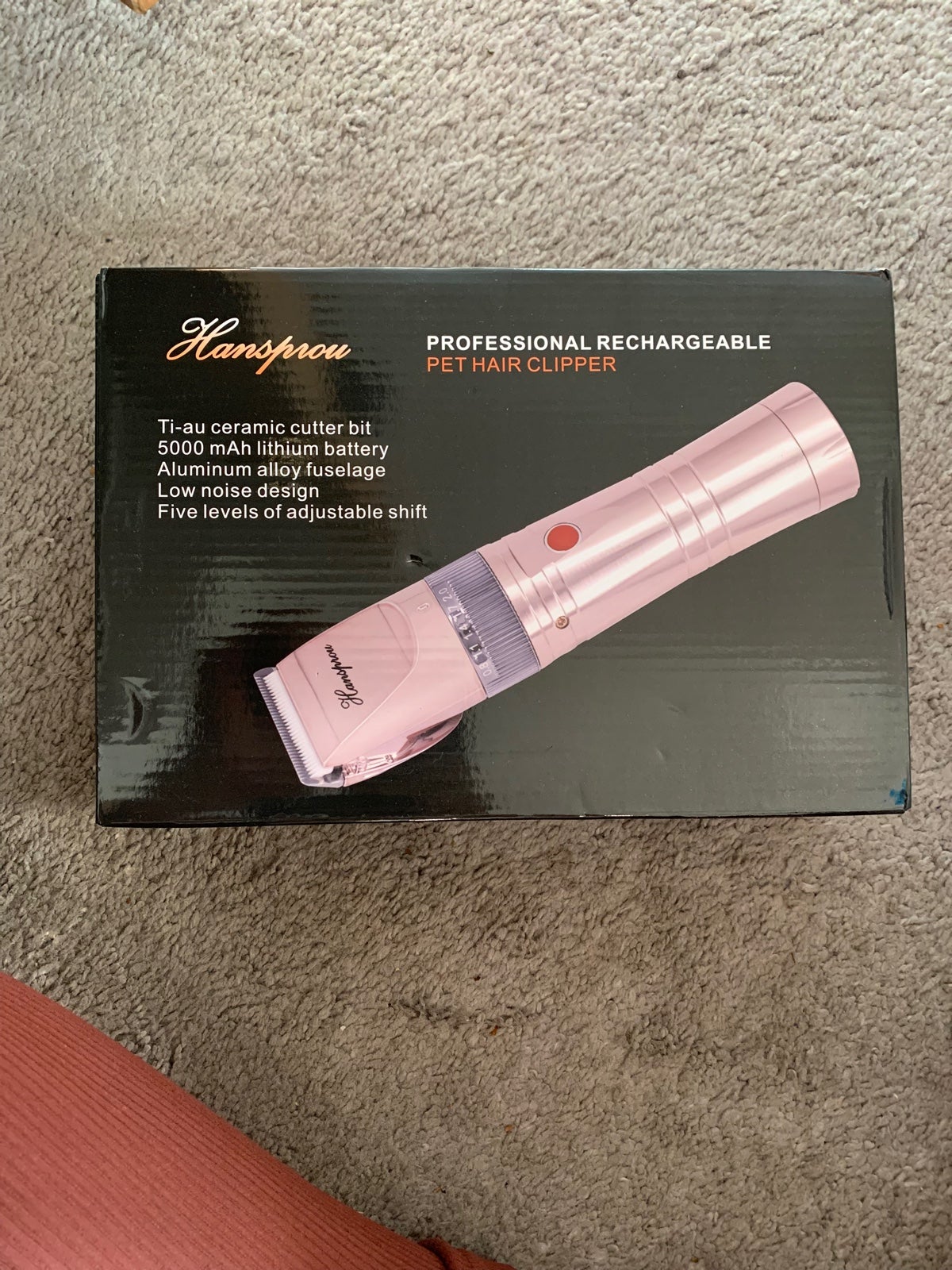 hansprou dog shaver clippers