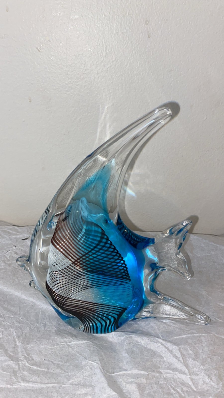 Hand blown glass fish