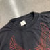Vintage 80s Harley Davidson Amsterdam T Shirt Black Distressed Medium Boxy