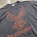 Vintage 80s Harley Davidson Amsterdam T Shirt Black Distressed Medium Boxy