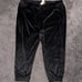 PINK Black Velvet Pants