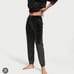 PINK Black Velvet Pants