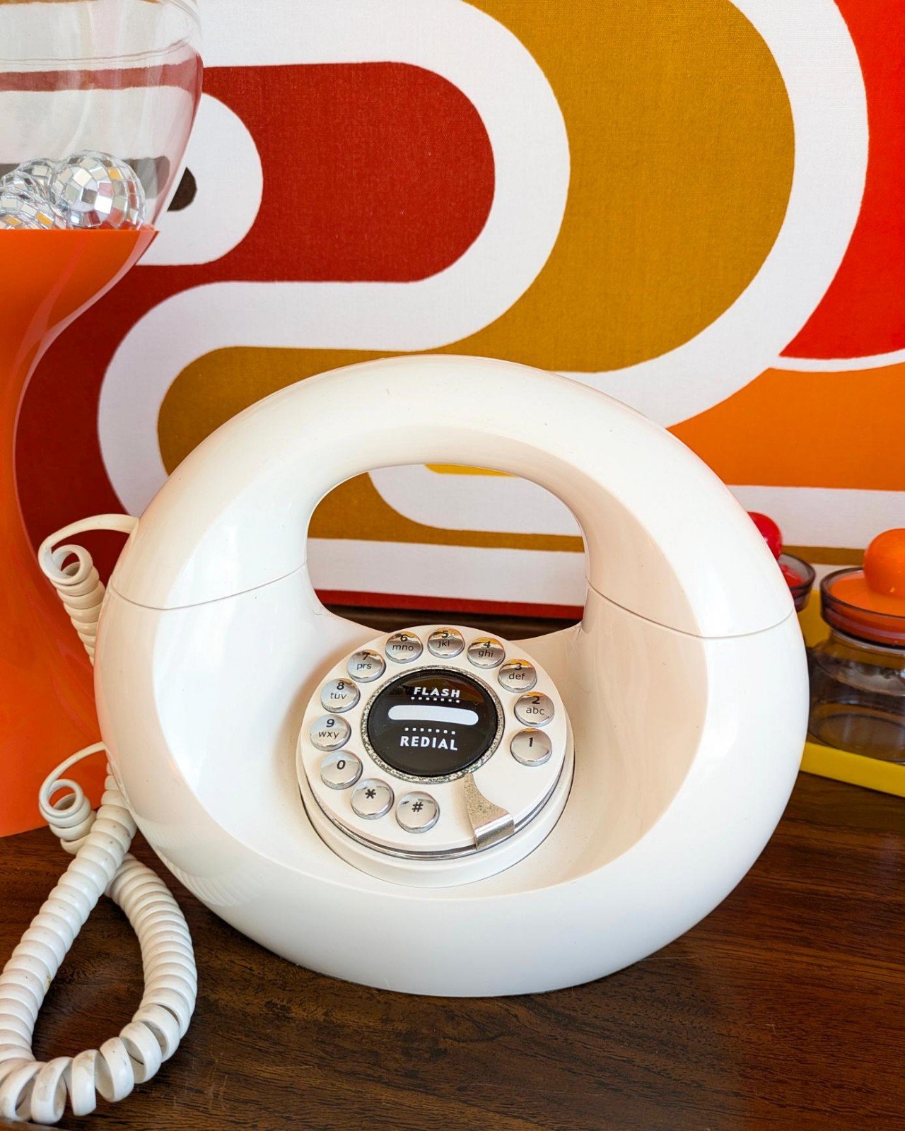 1970s Handbag Phone /Donut Phone