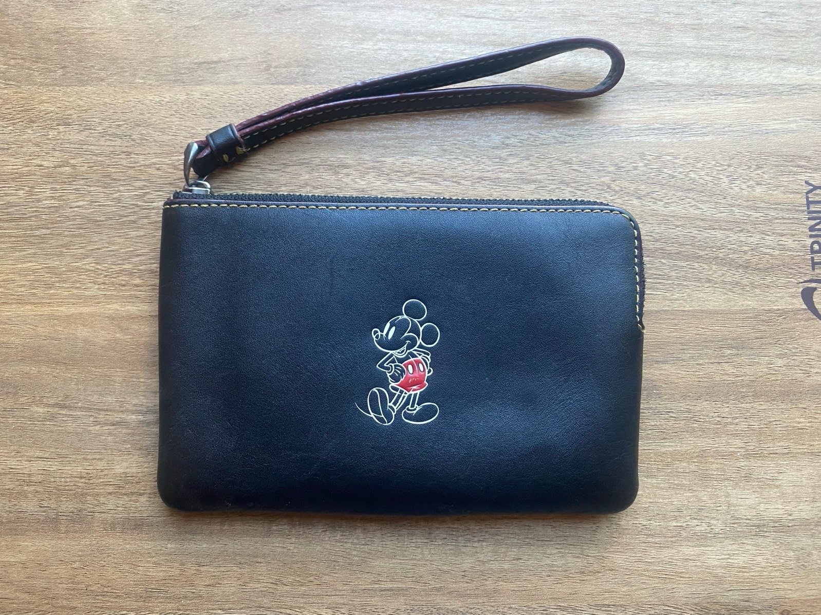 Coach X Disney Mickey Mouse Zip Wristlet Wallet
