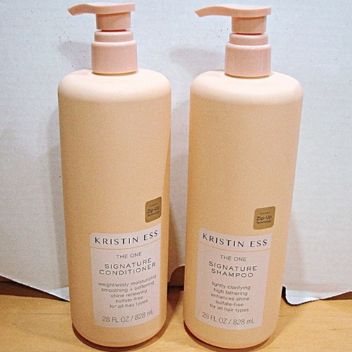 NEW Kristin ESS Haircare Set One Signature Shampoo Conditioner 28oz Pump Bottles
