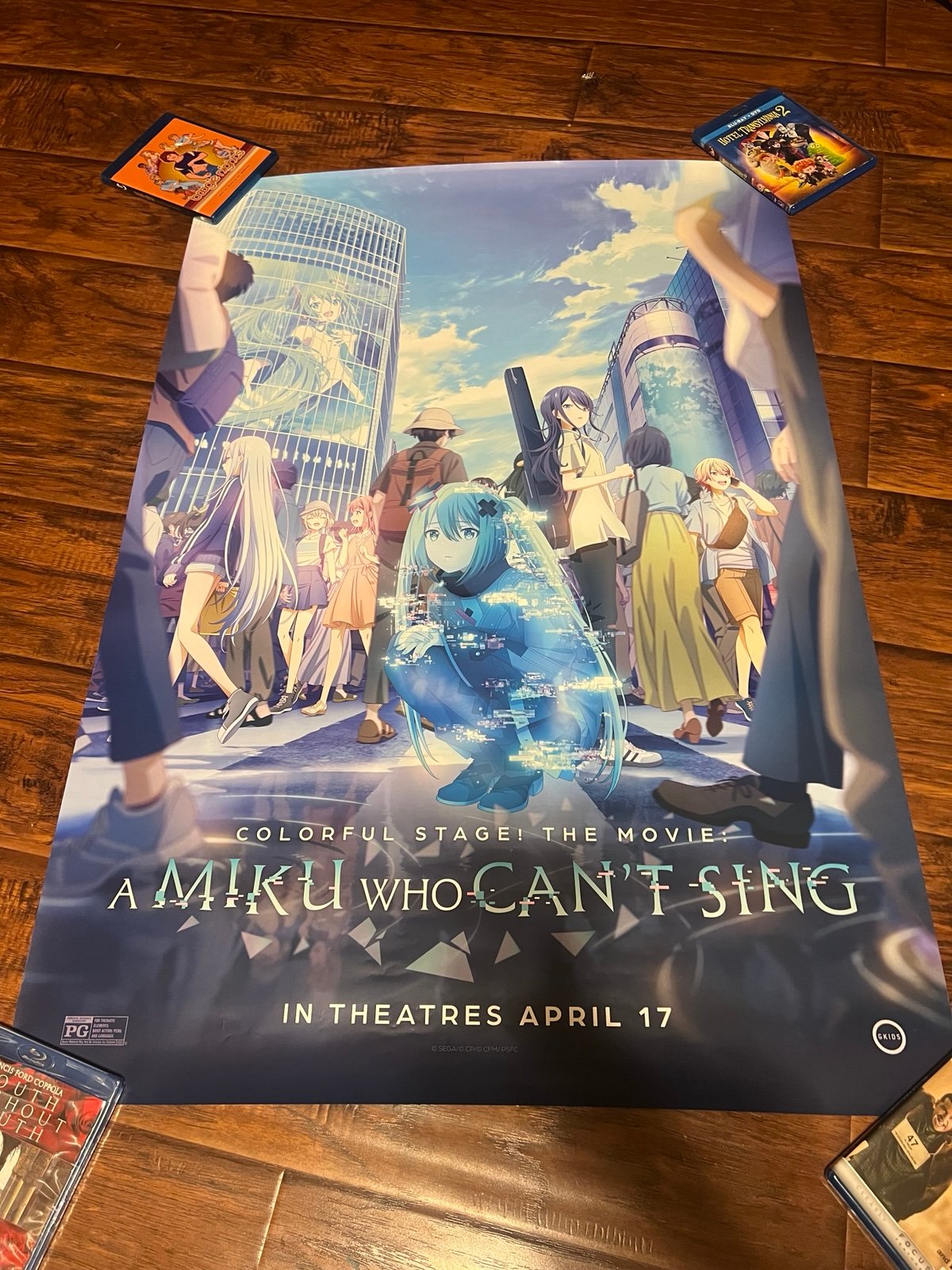Hatsune Miku :A Miku who can’t sing official ds movie poster
