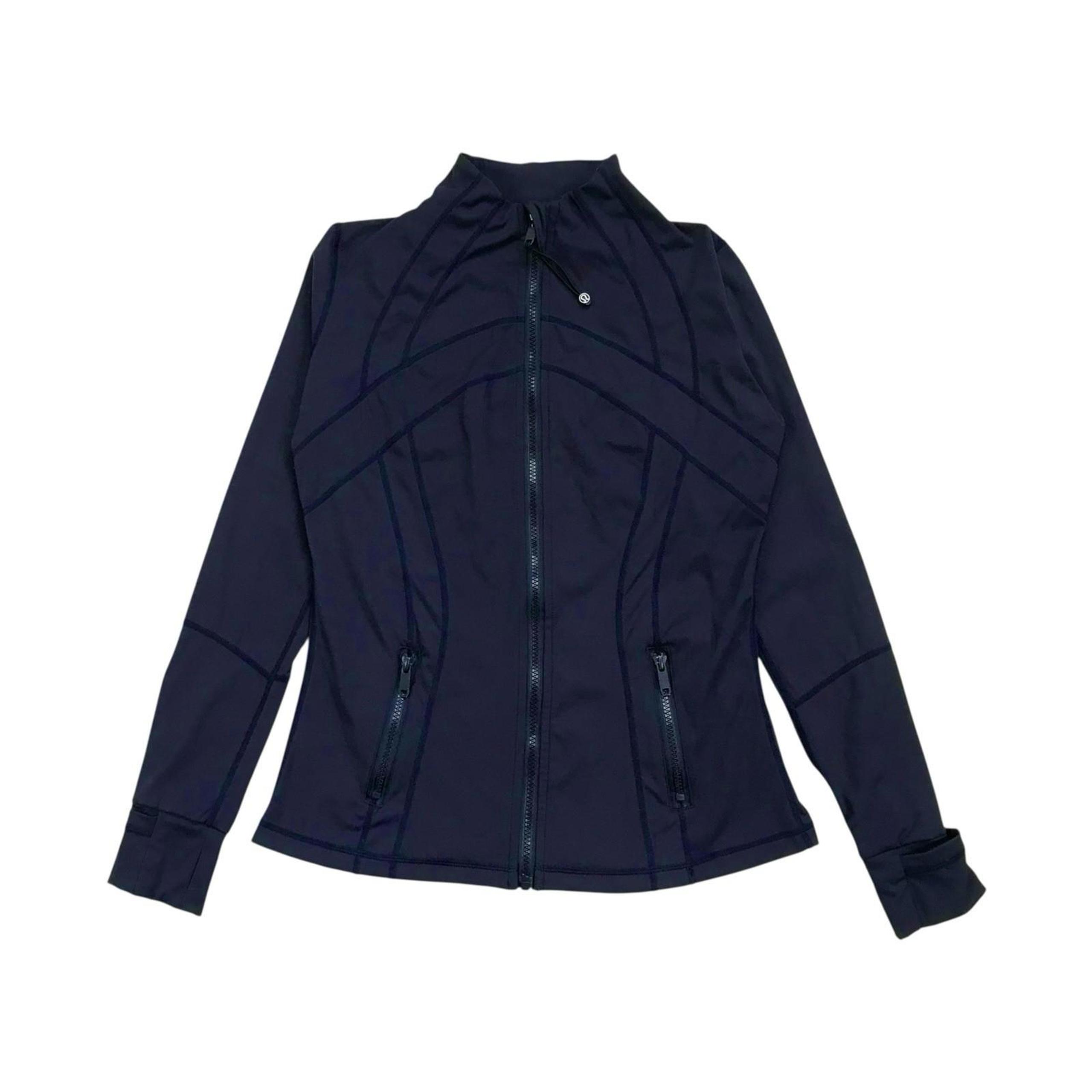 Lululemon Define Jacket Womens 6 Blue Sweater Sweatshirt Full Zip Yoga Running