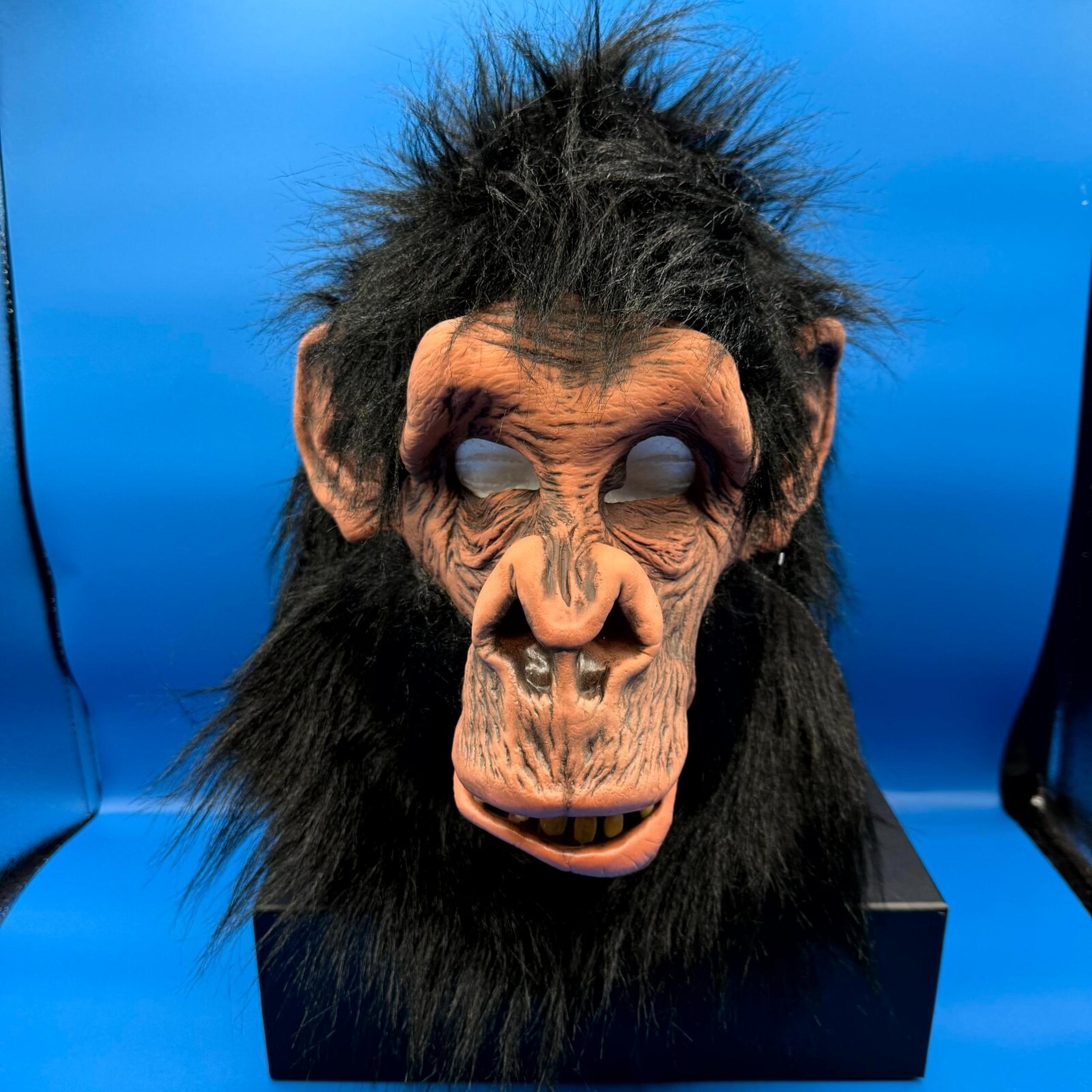 Zagone Studios Handmade Chimpanzee Mask for Carnival Halloween & Theme Parties