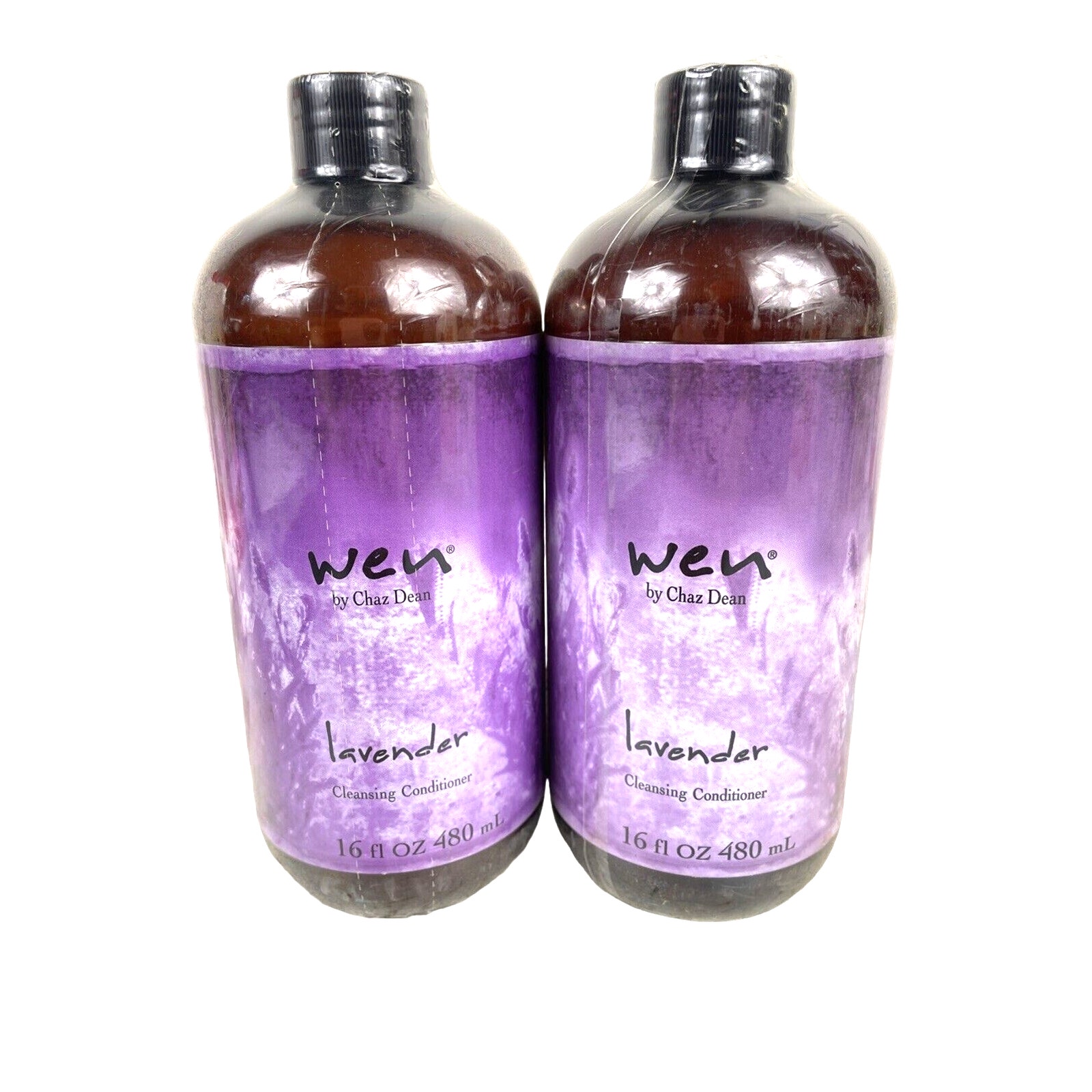 Lot of 2 WEN by Chaz Dean Lavender Cleansing Hair Conditioner 16oz New Sealed
