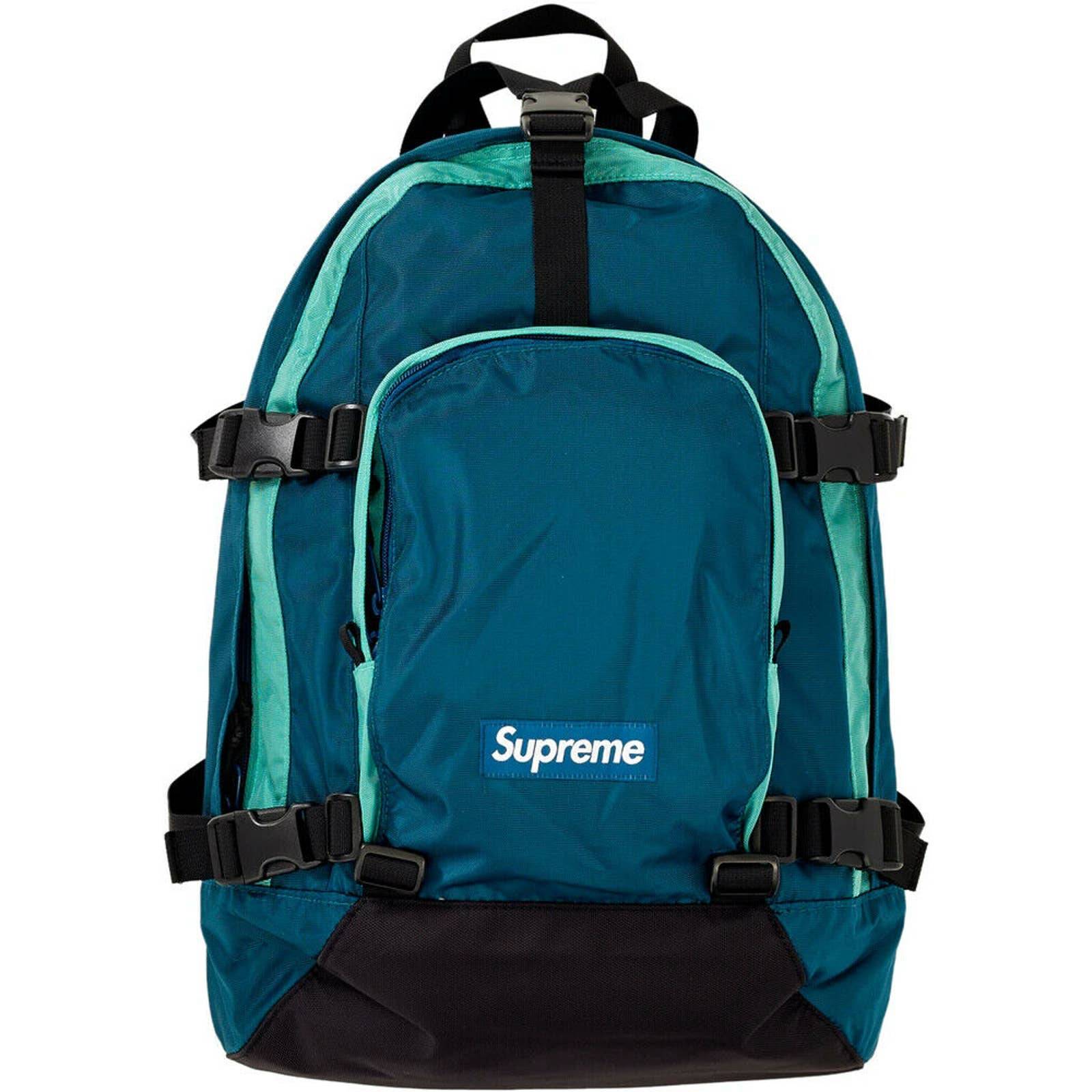 Supreme Backpack Dark Teal Box Logo FW19 BRAND NEW RARE Shoulder Waist