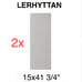 (2)x IKEA LERHYTTAN 15x41 3/4 cover side panel 503.532.35