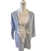 Lila eugenie Long Sleeve Swim Cover Up Resort Dress Blue & White Stripe