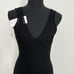 Torn by Ronny Kobo NWT Madi Open-Back Curve Hugging Knit Maxi Dress Black Size M