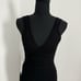 Torn by Ronny Kobo NWT Madi Open-Back Curve Hugging Knit Maxi Dress Black Size M
