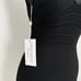 Torn by Ronny Kobo NWT Madi Open-Back Curve Hugging Knit Maxi Dress Black Size M