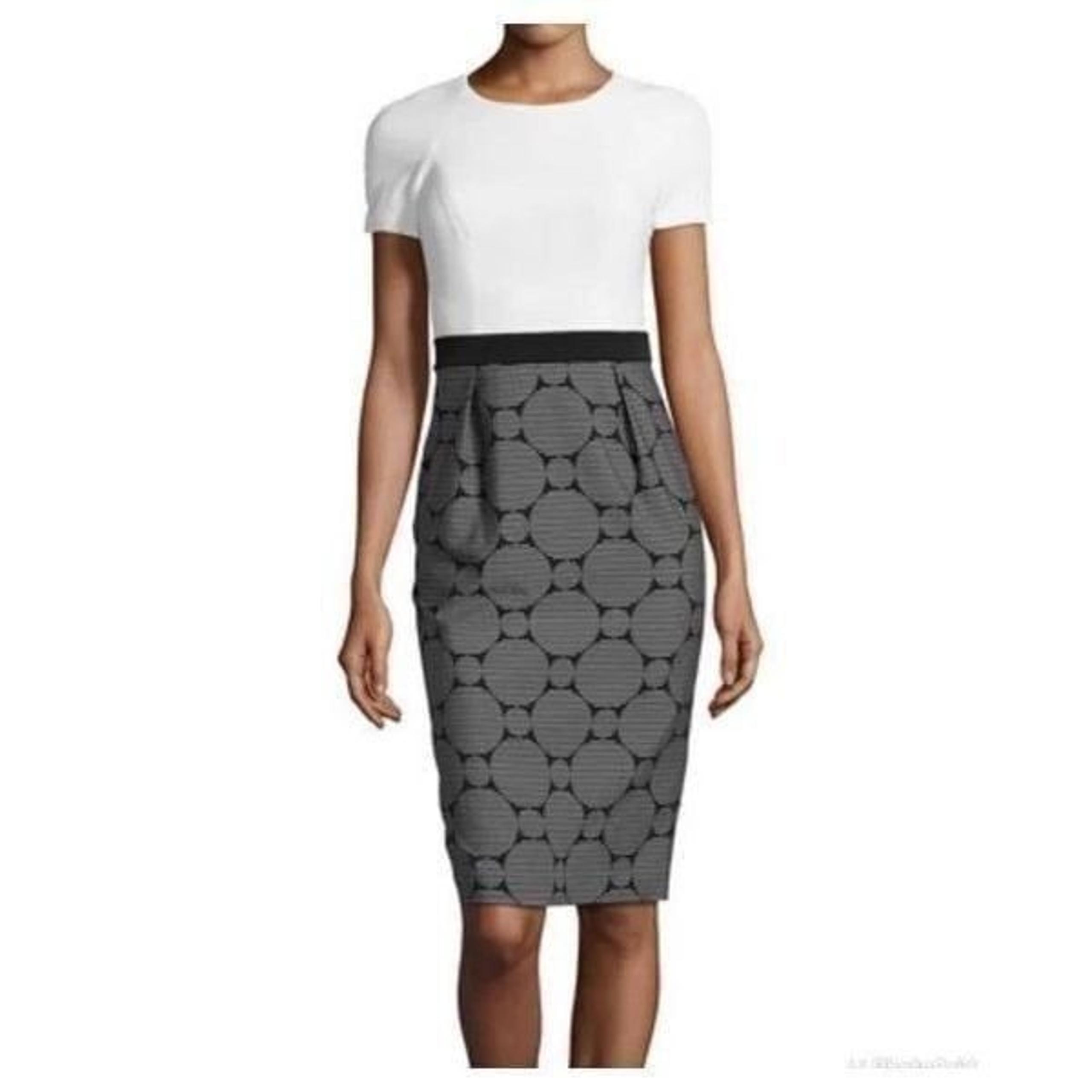 Black Halo Makenna Combo Sheath Dress