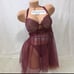 victoria secret babydoll 34D, panty OS