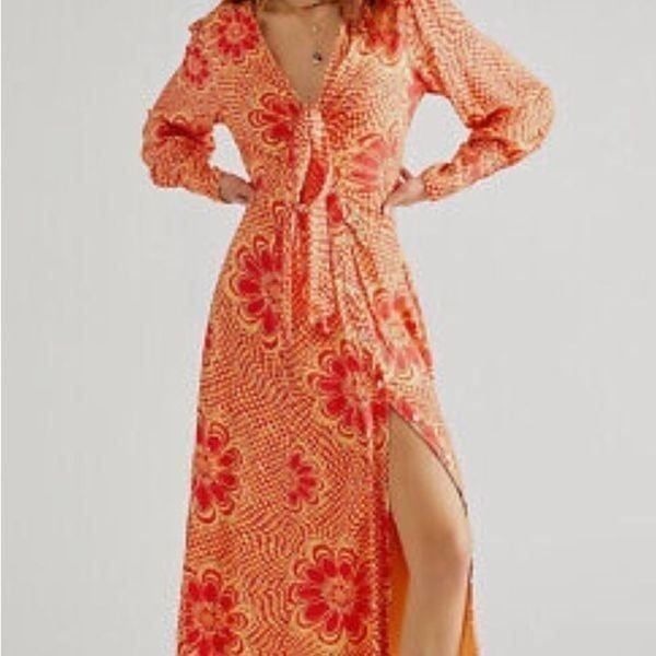 Free People Napa in sunshine dress size S NWOT