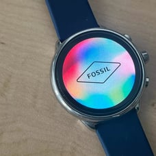 Fossil Gen 6 Wellness Edition Blue Silicon Band 44MM FTW4070V