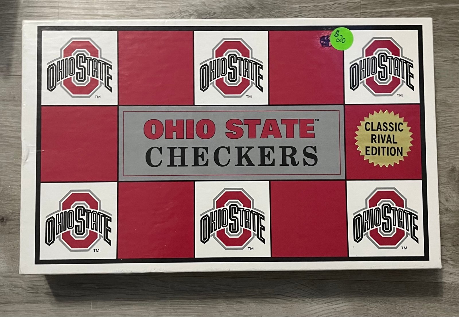 Ohio State Buckeyes Checkers Game Collegiate Licensed New Vintage 1994