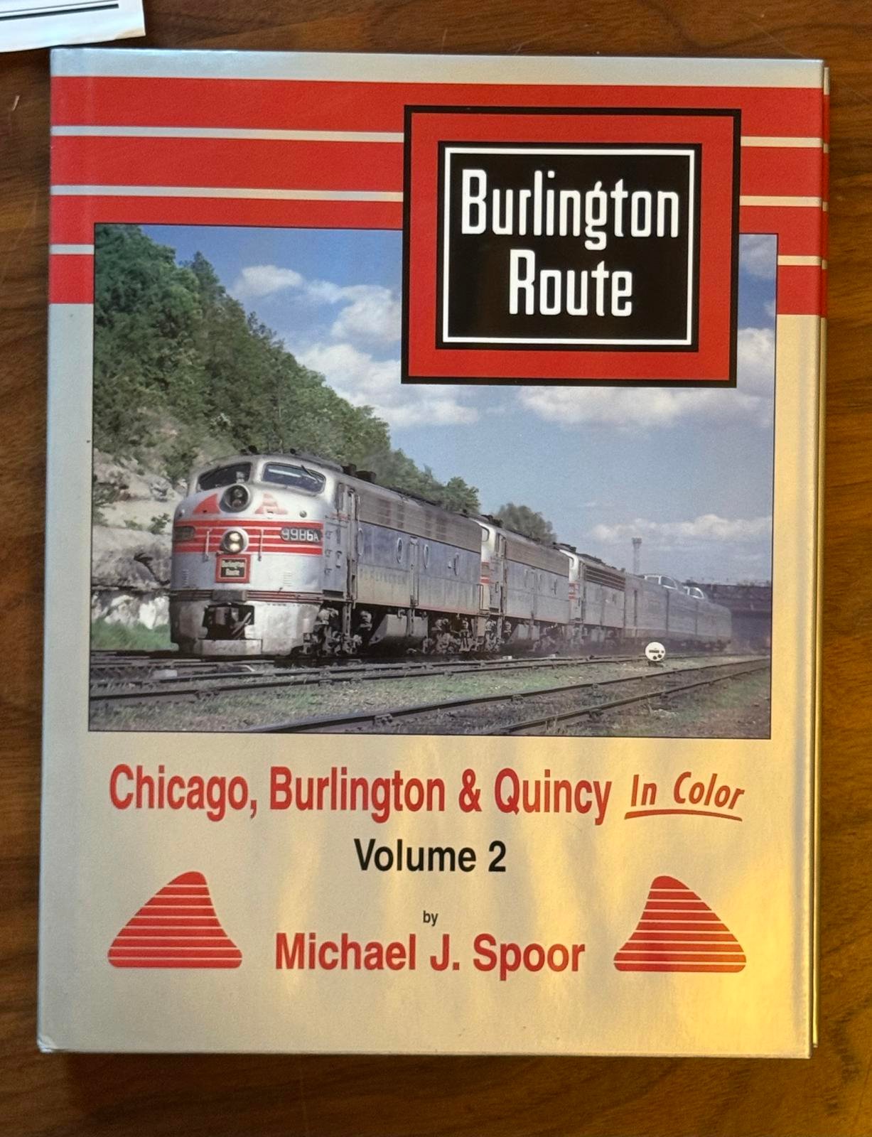 Vintage Train Burlington Route Chicago, Burlington & Quincy In Color Volume 2