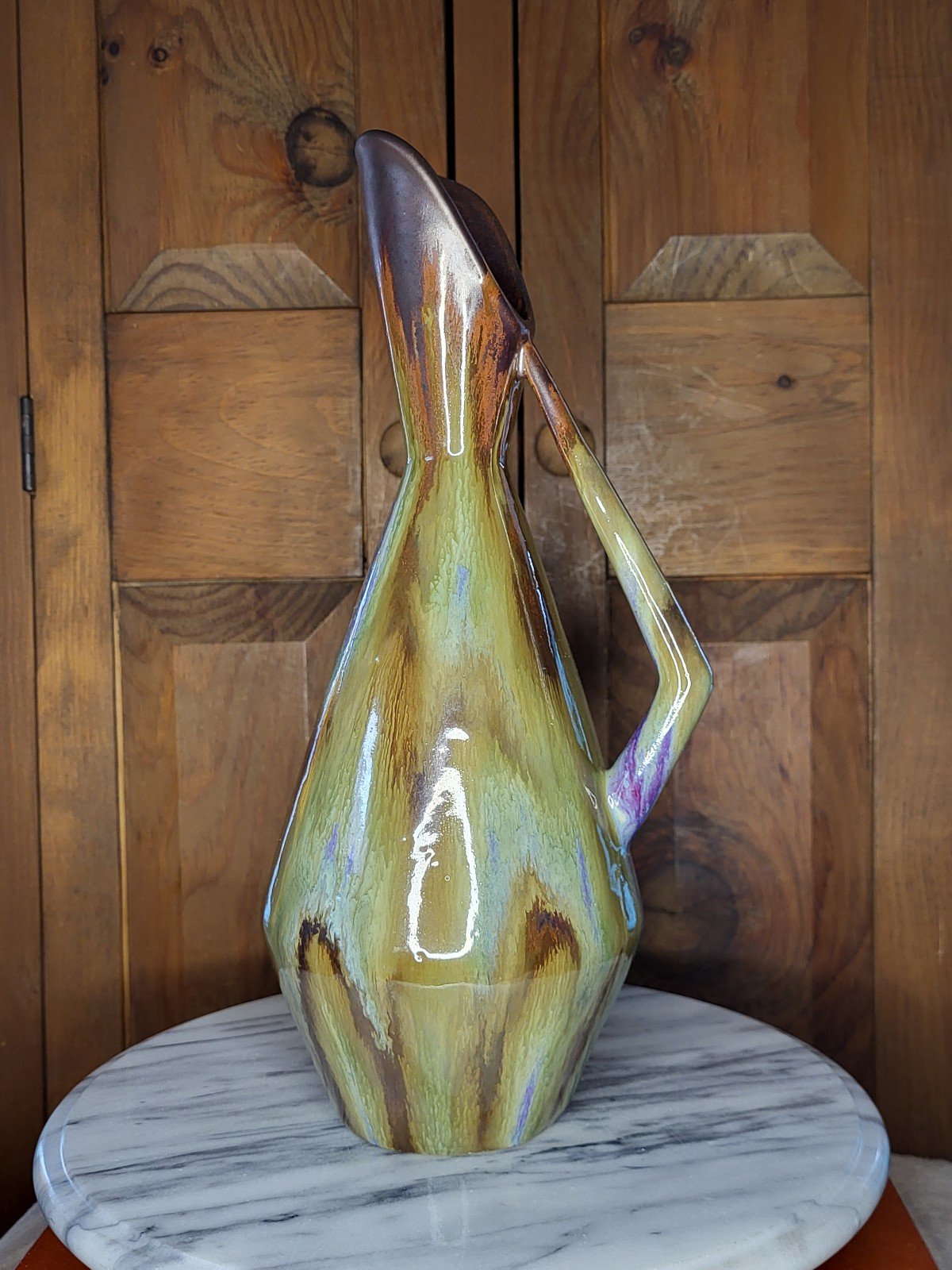Pottery pitcher