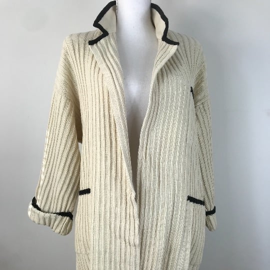 Sonia Rykiel Beige Sweater 55 SZ 4