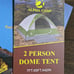 ALPHA TENT 2 person dome tent new green white new camping outdoor