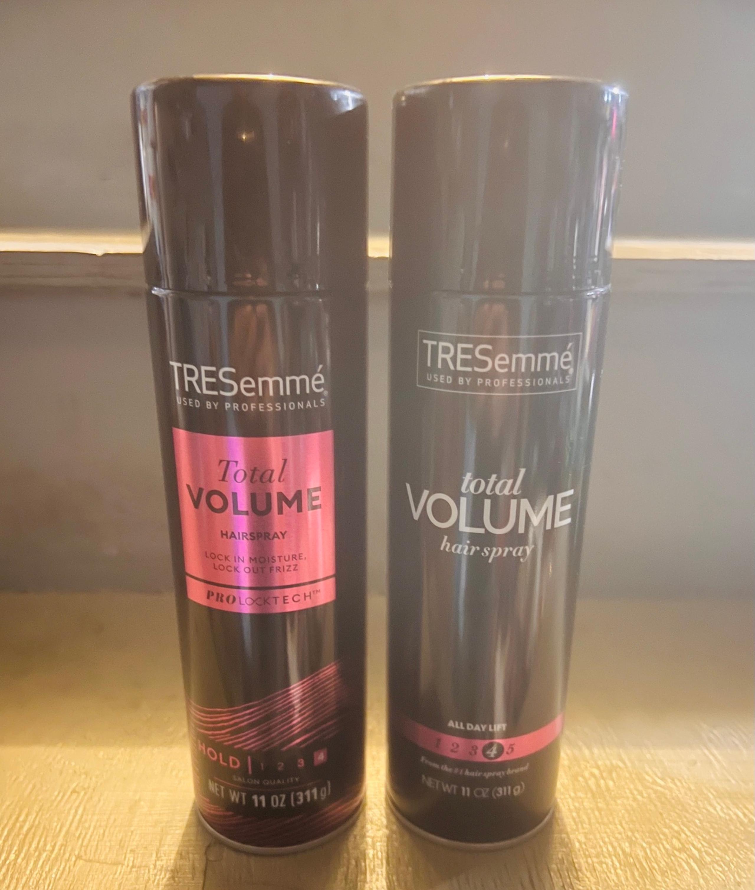 Tresemme Total Volume hairsprays