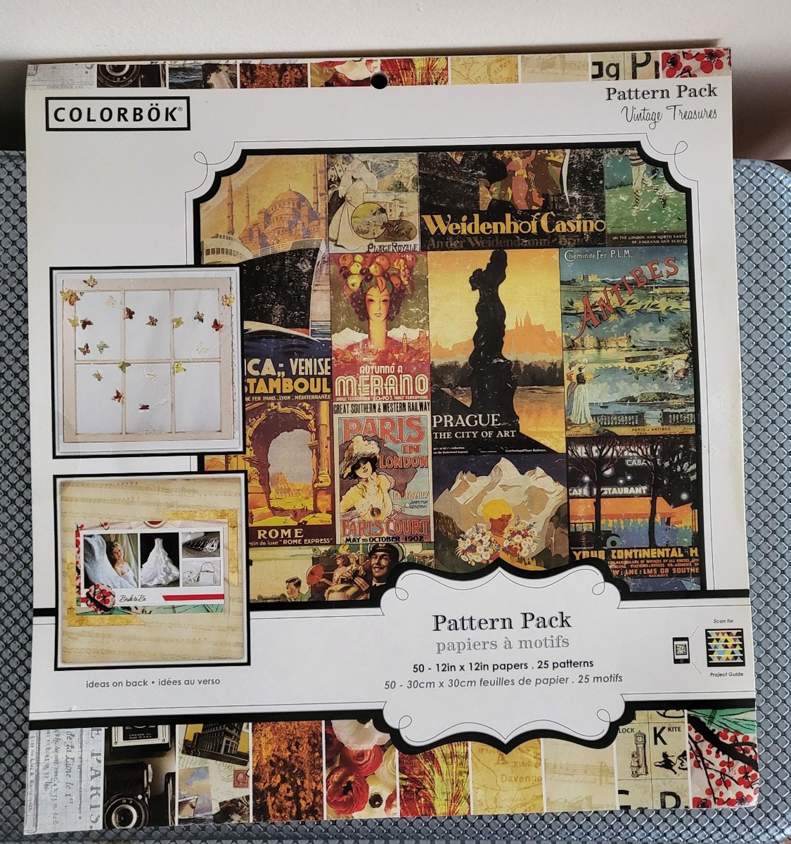 Scrapbook paper Colorbok 50 pages 25 designs