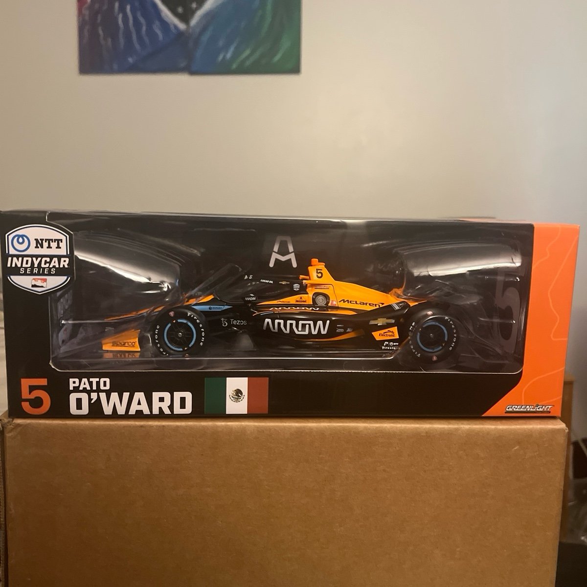karson diecast #5 pato o-ward arrow mclaren sp arrow 2022 1:18 scale model