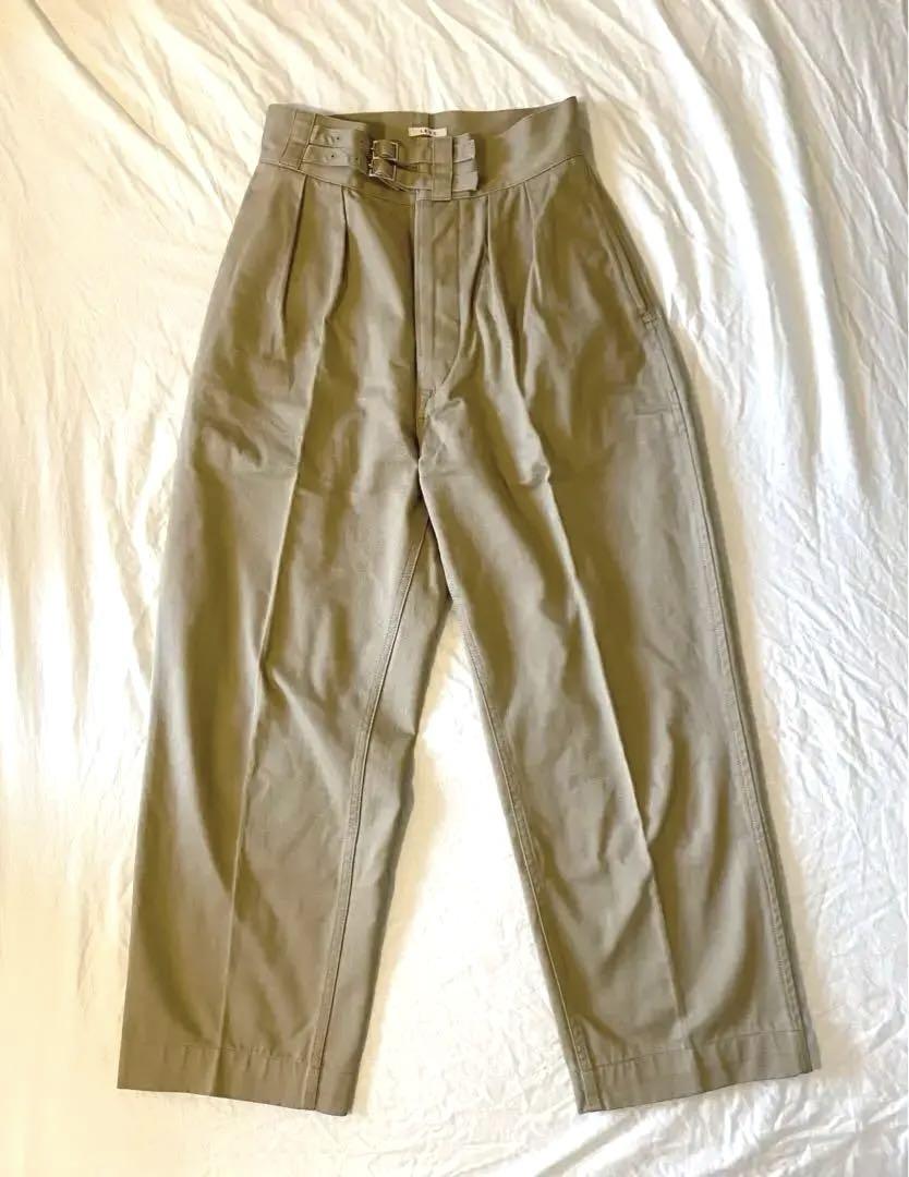 LENO OFFICIAL WEBSITE / DOUBLE BELTED GURKHA TROUSERS【MENS】