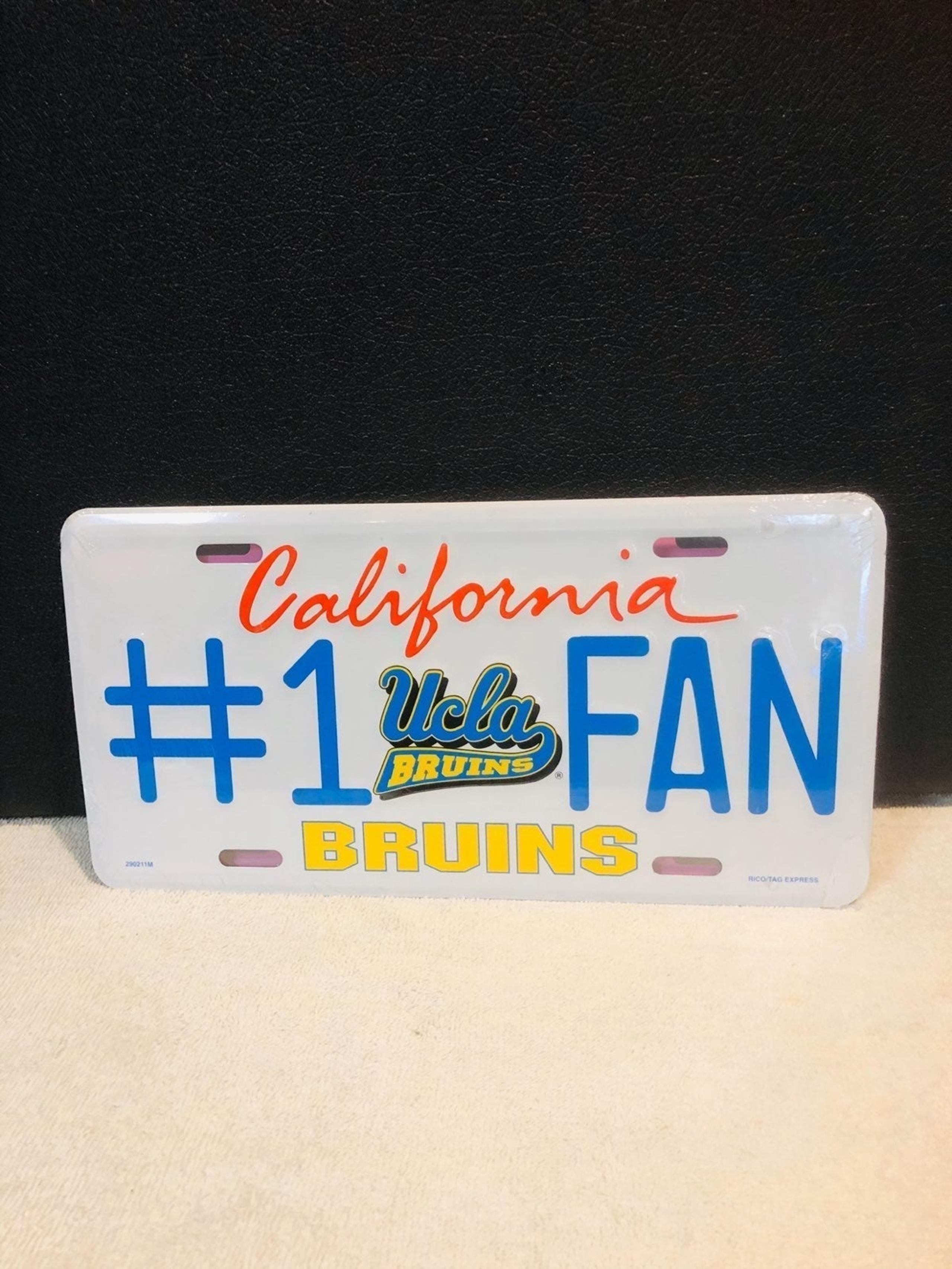 UCLA license plate