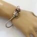 Pandora Sterling Silver Elephant, Horseshoe Pink Enamel Charm Bracelet