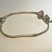 Pandora Sterling Silver Elephant, Horseshoe Pink Enamel Charm Bracelet
