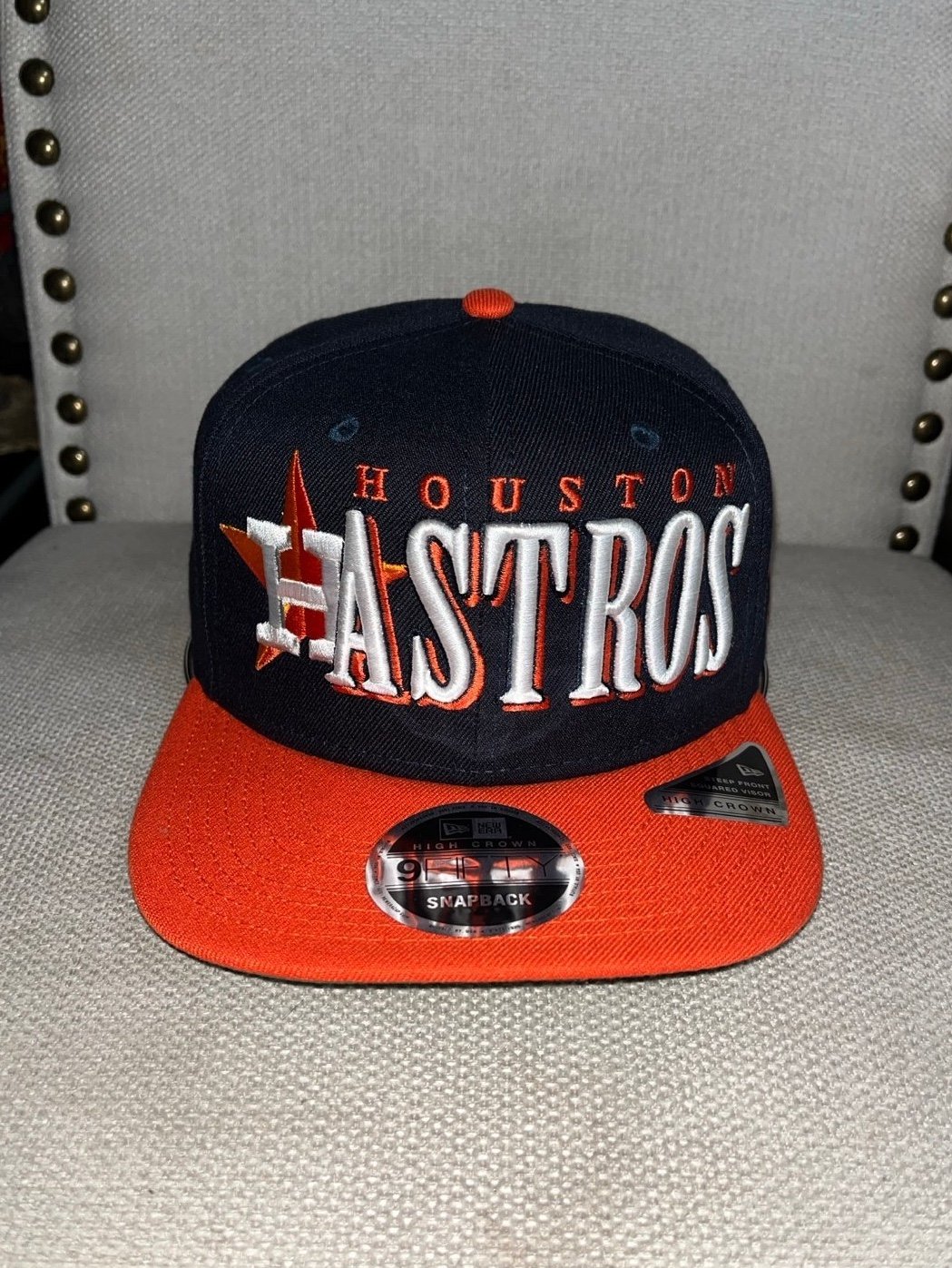 Houston Astros Two Tone 9fifty High Crown Snapback Hat
