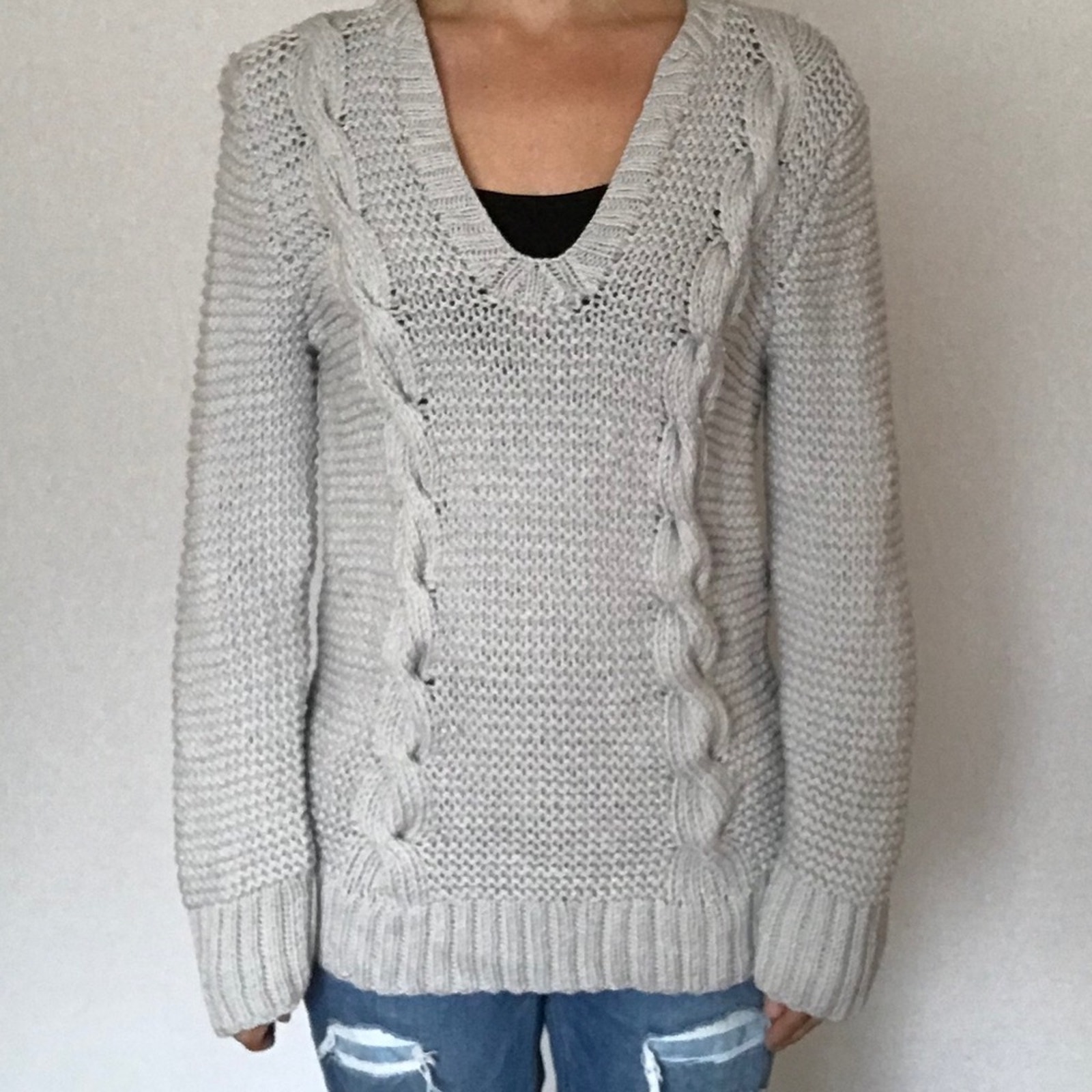 J. Crew chunky handknit sweater M