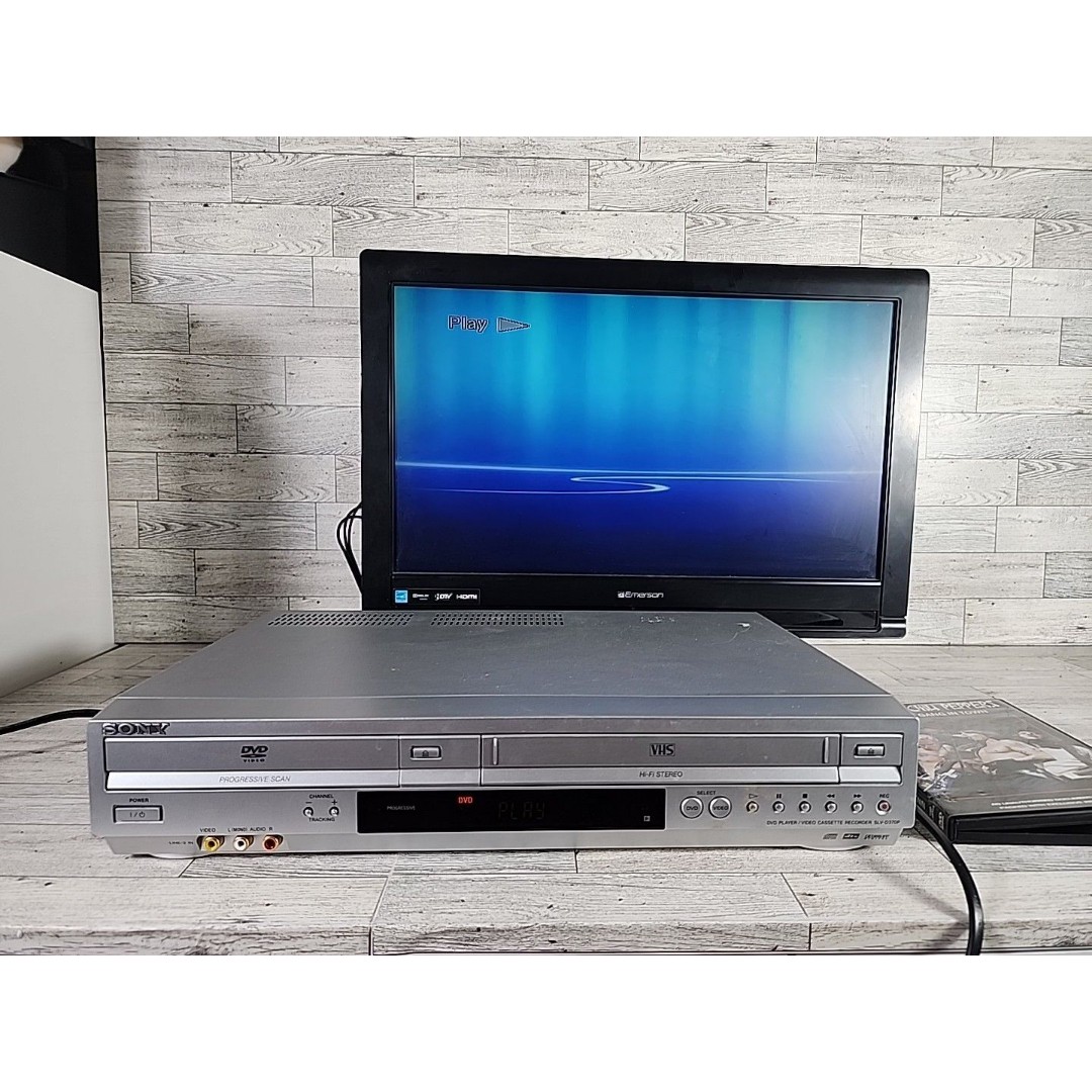 Sony SLV-D370P DVD VCR Recorder Player w/ Remote