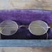 Antique 1904 Solid 10k Gold Reading Glasses and Case
