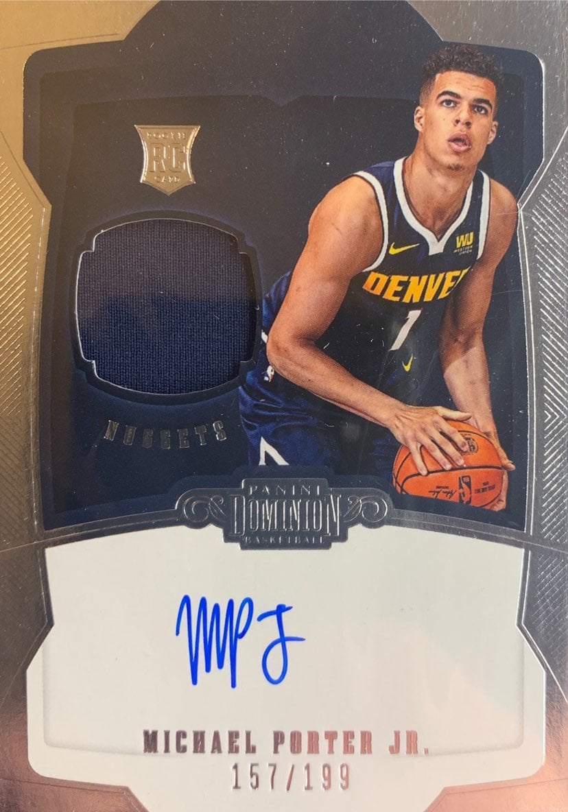 Michael Porter Jr. Rookie Autograph