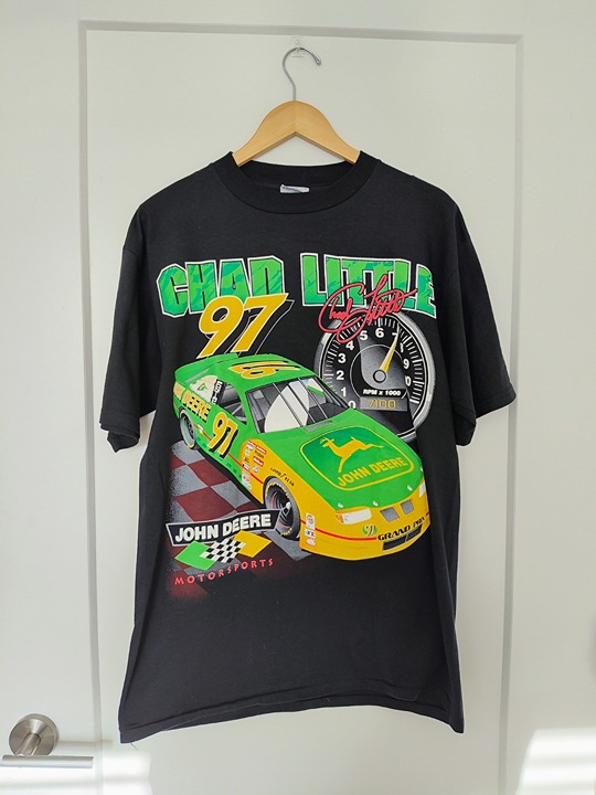 vintage 90s john deer nascar t shirt