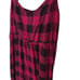 Torrid Womens 2X Red Black Plaid Sleeveless Challis Hi-Lo Maxi Dress V-Neck