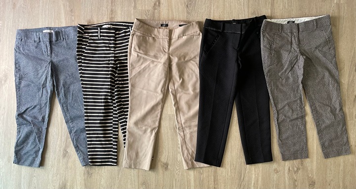 Bundled Lot 5 LOFT Marisa Straight Leg Pants Size 0 Petite EUC