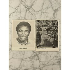 Two (2) RARE Manny Sanguillen Signed/Autographed Photo Pittsburgh Pirates Auto