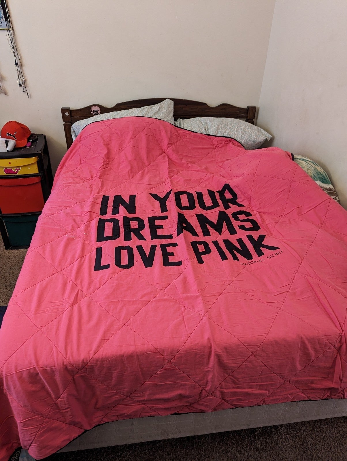 Victoria secret pink comforter set queen deals