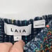 LAIA Multicolor Naomi Embroidered Tie Strap Wide Leg Jumpsuit Size Medium