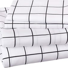 Soft Microfiber Bed Sheet Set with Elastic Side Pockets 4-Piece